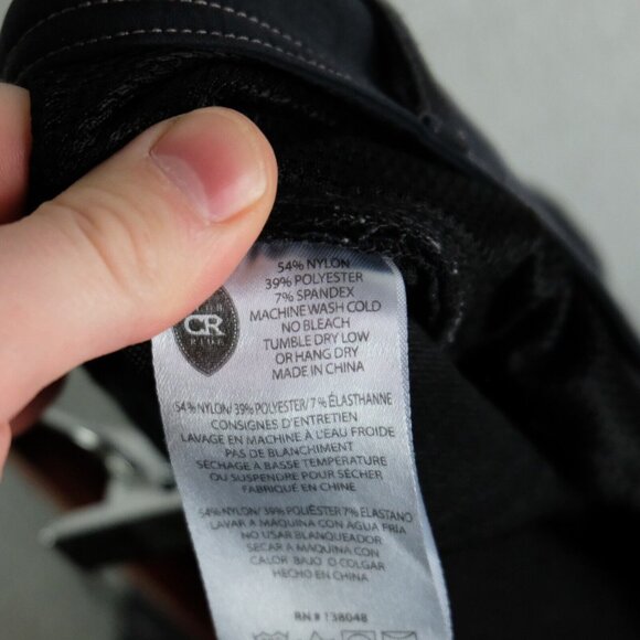 Club Ride Pants Mens Large Black Performance Cycling Riding Stretch 34L - Picture 11 of 12